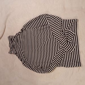 Black and White turtleneck